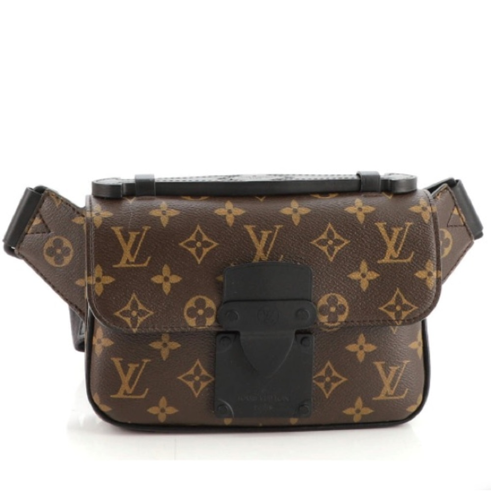 Louis Vuitton sling, bum bag in monogram print